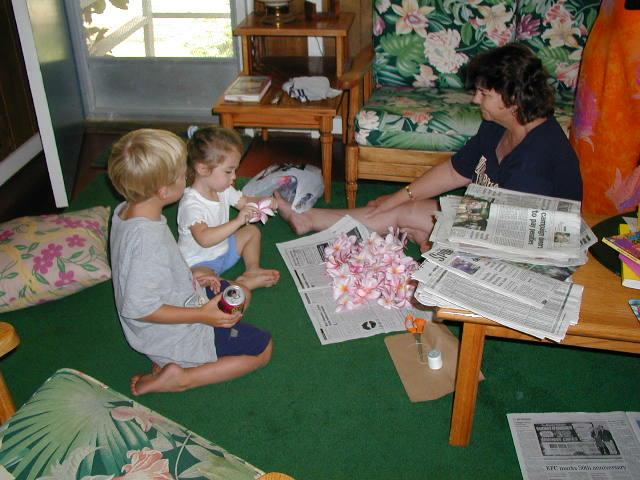 Lei making lesson