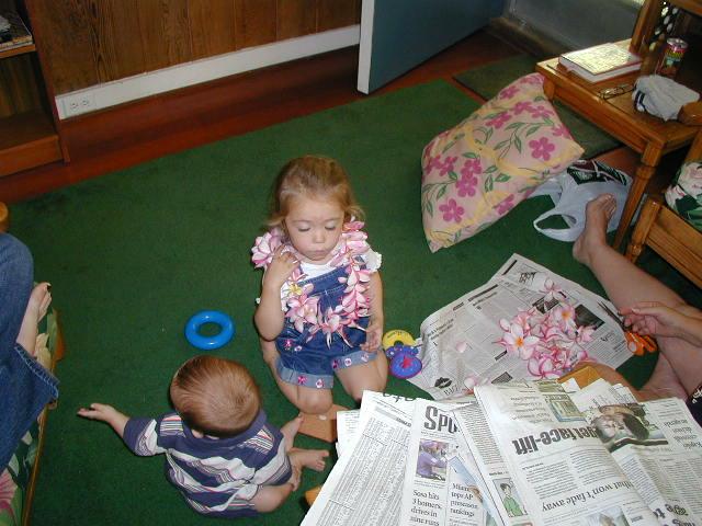 making leis